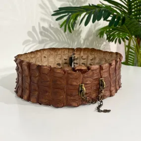 Alexander McQueen Crocodile Tail Belt
