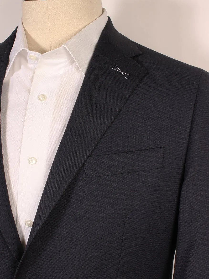 Atelier Munro Dark Blue Stretch Wool Blazer