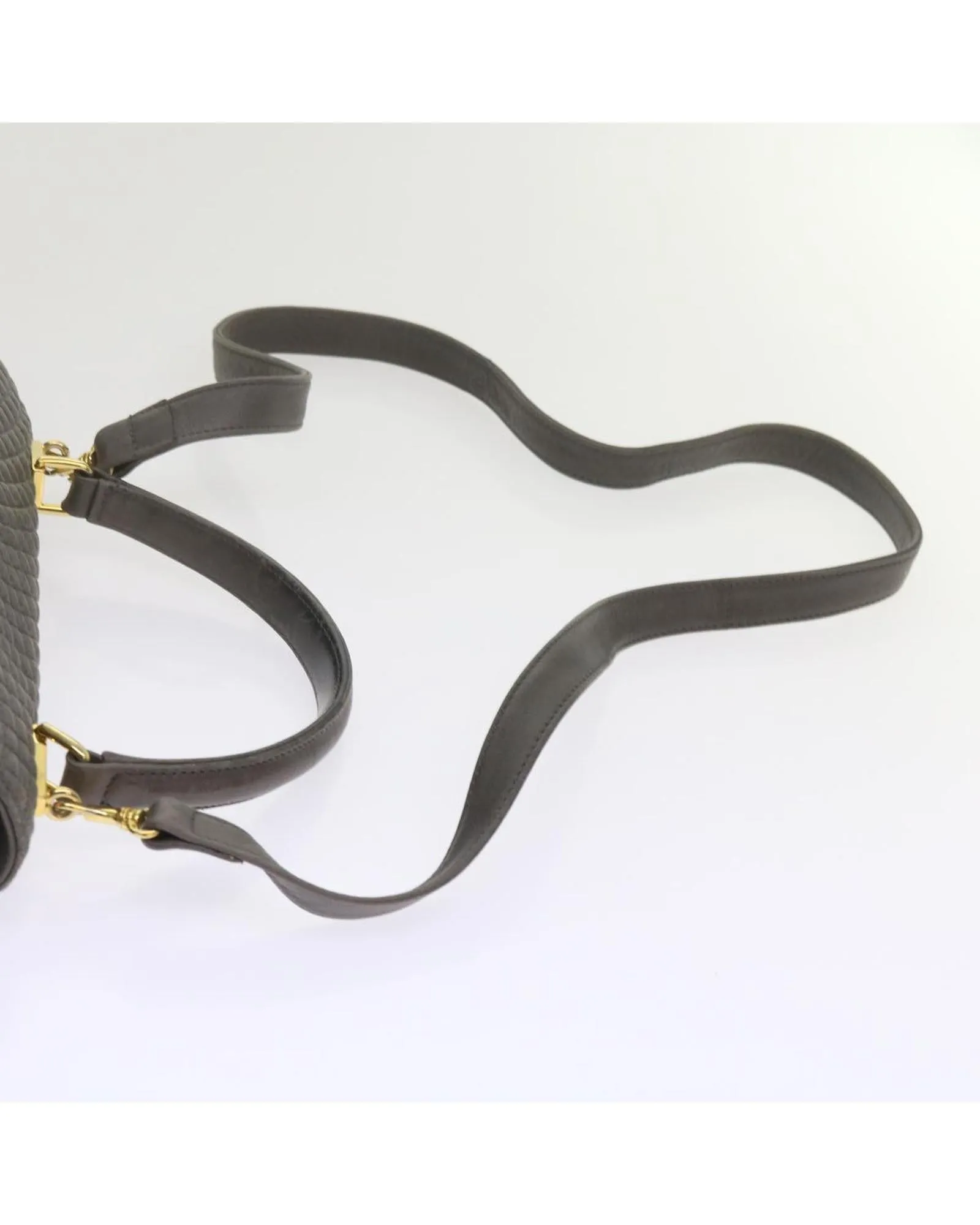 BALLY Womens Quilted Leather Shoulder Bag