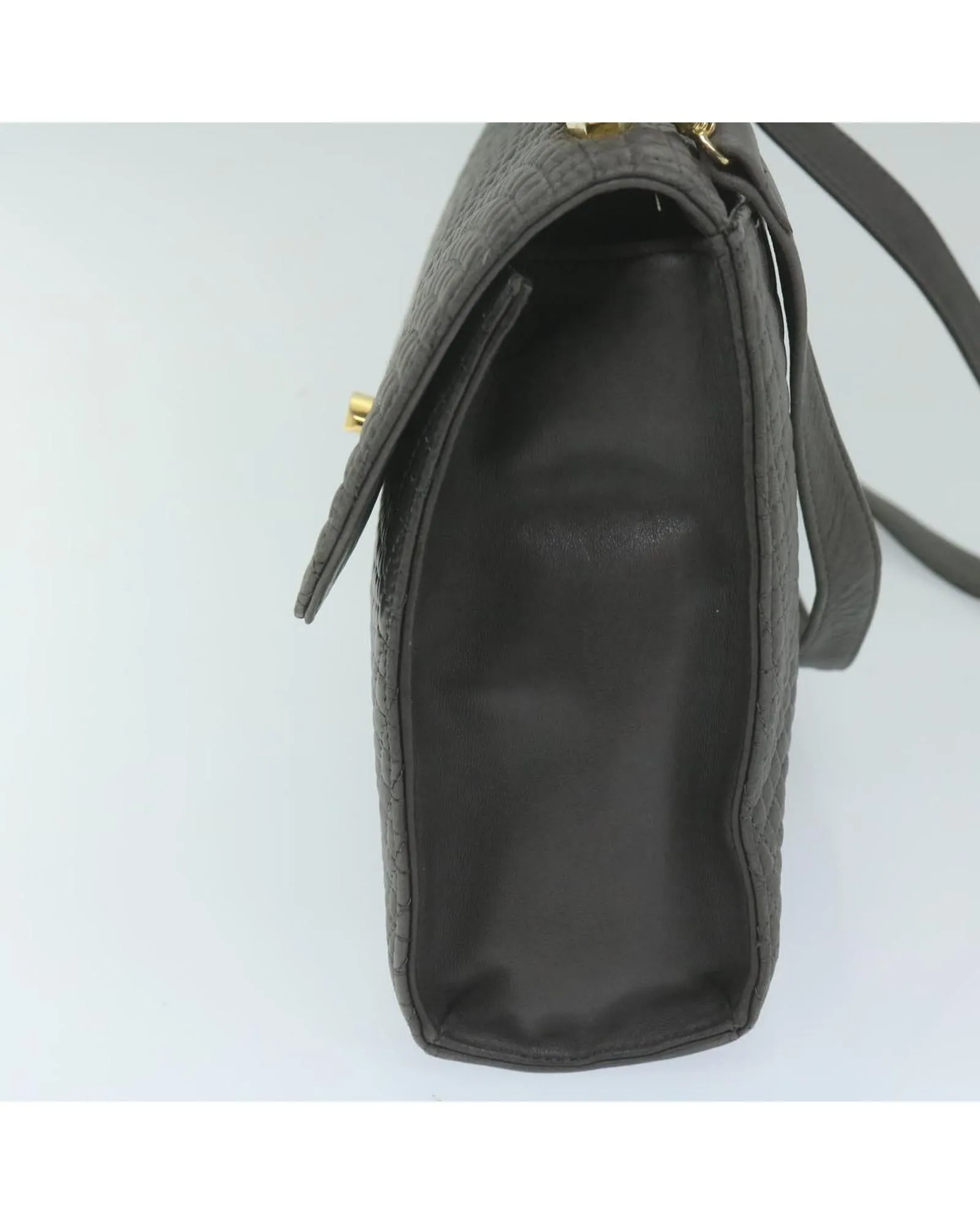 BALLY Womens Quilted Leather Shoulder Bag