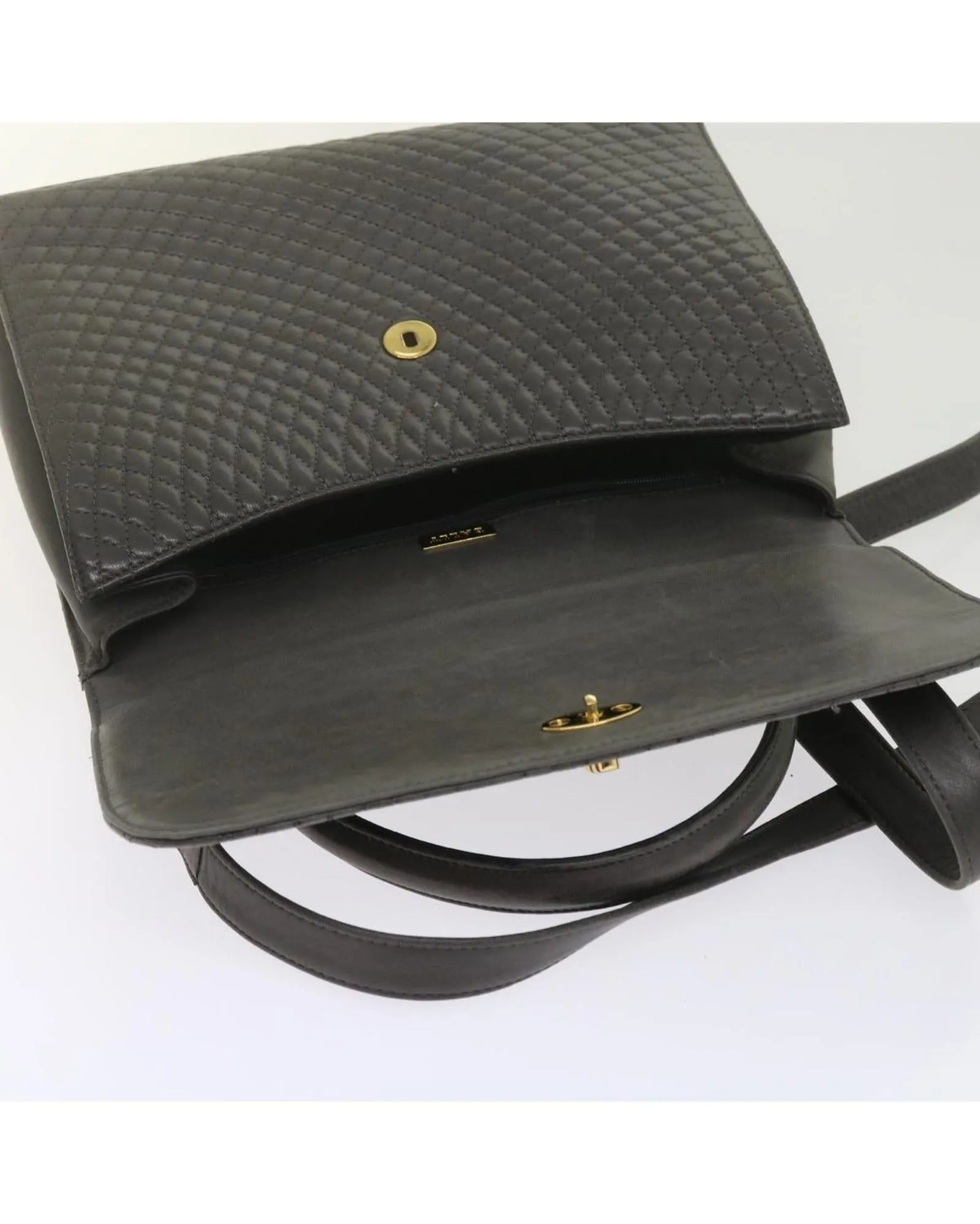 BALLY Womens Quilted Leather Shoulder Bag