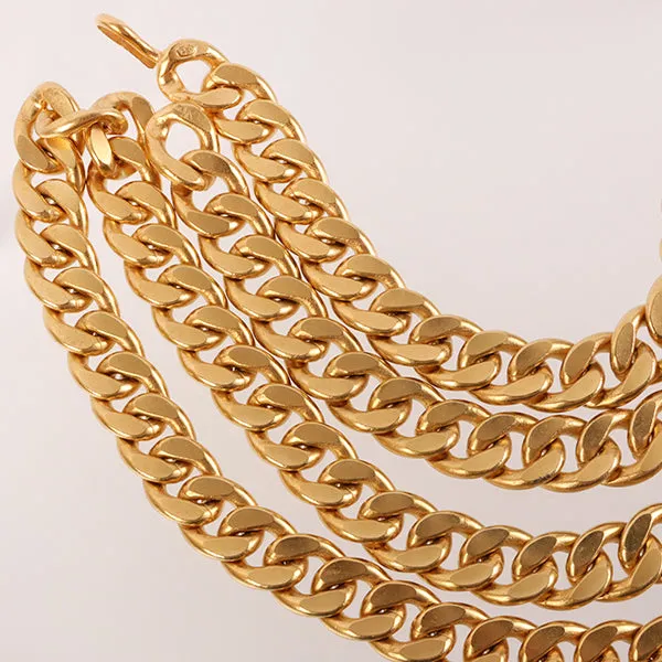 CHANEL 1995 Made Cc Mark Multi Motif Chain Belt