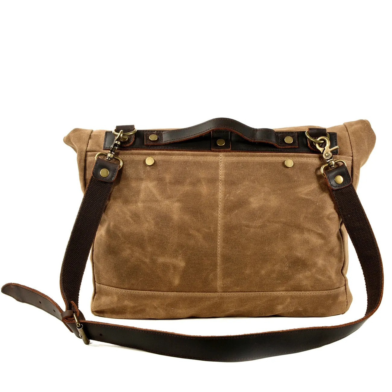 Cyflymder Retro canvas shoulder messenger bag men's street simple travel oblique backpack trend messenger bag casual men's bag Gifts for Men