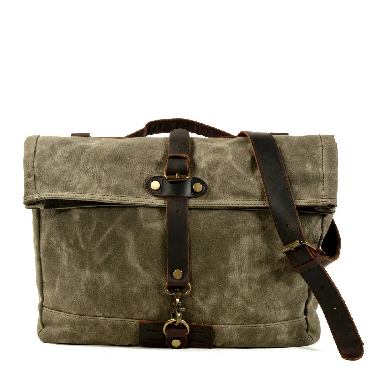 Cyflymder Retro canvas shoulder messenger bag men's street simple travel oblique backpack trend messenger bag casual men's bag Gifts for Men