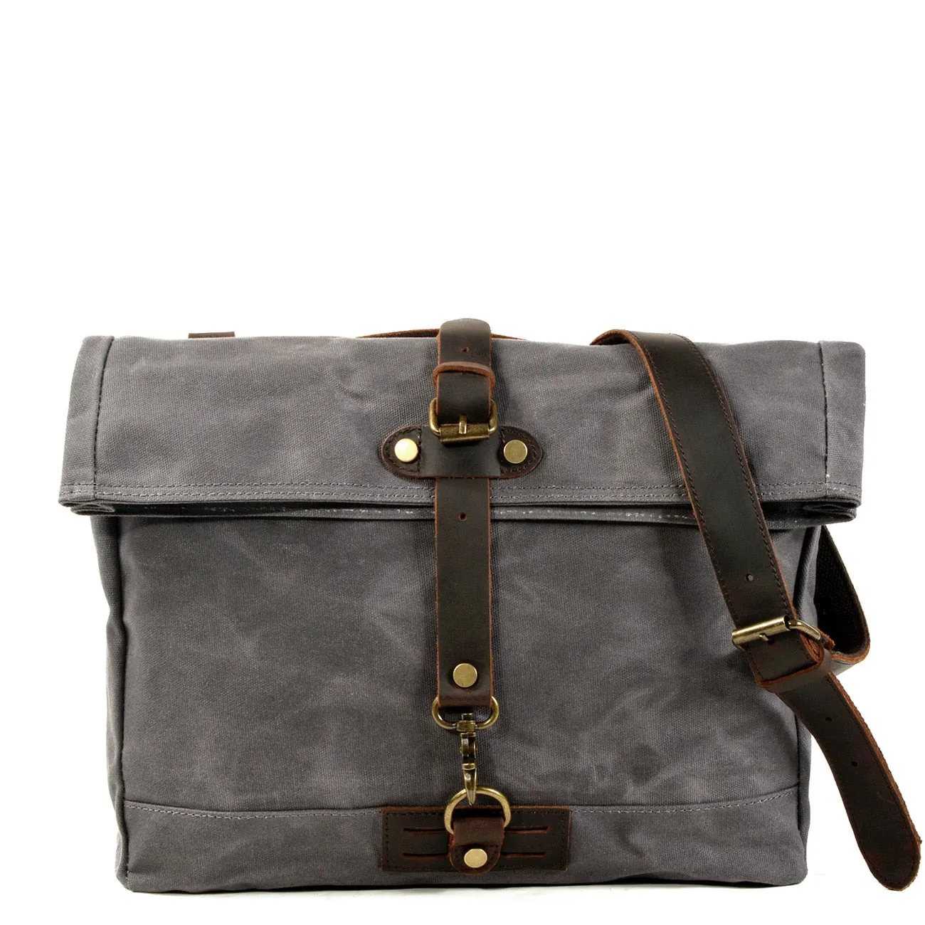 Cyflymder Retro canvas shoulder messenger bag men's street simple travel oblique backpack trend messenger bag casual men's bag Gifts for Men