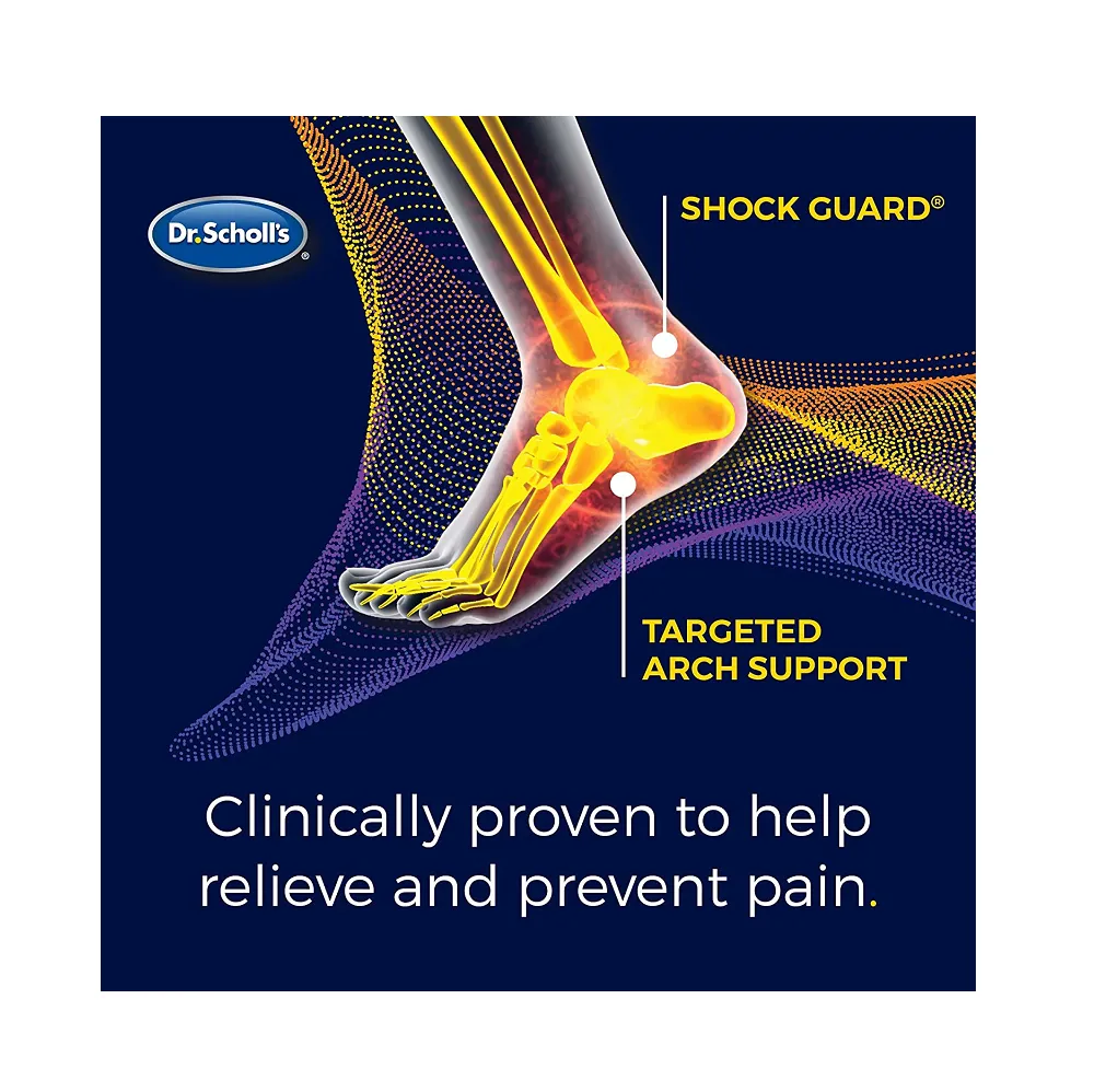 Dr. Scholl's Plantar Fasciitis Sized to Fit Pain Relief Insoles