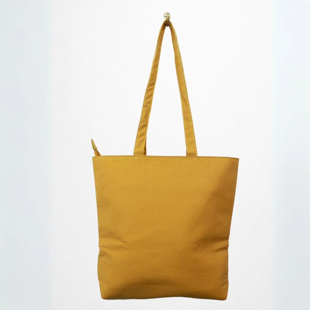 Dual Shade Shopper Tote Bag | Cotton Canvas | Hand-Crafted | Minimalistic Chic