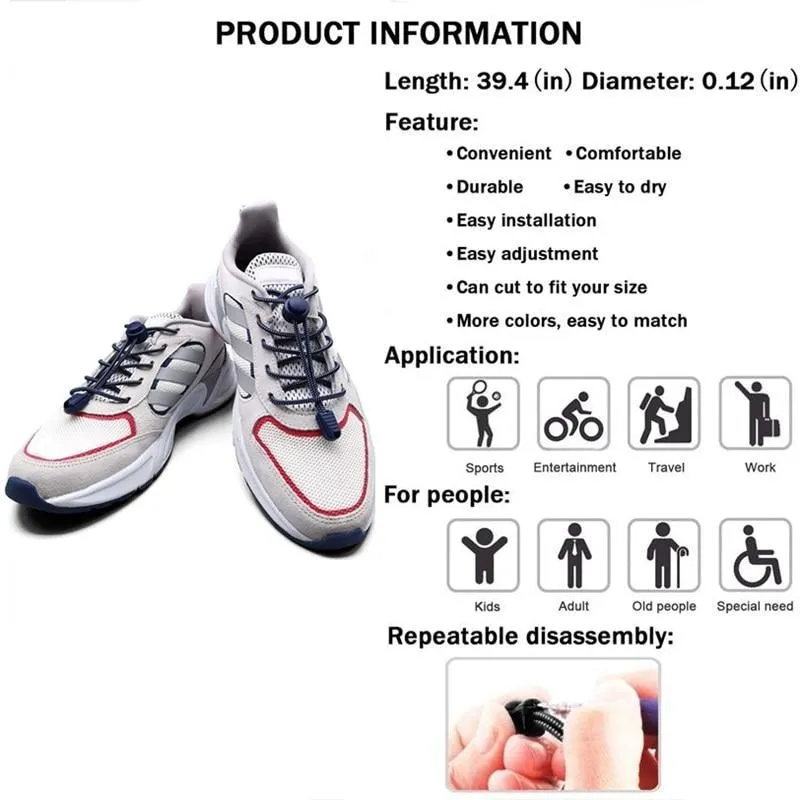 Elastic ShoeLaces No tie