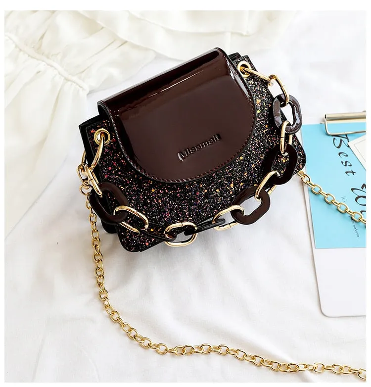 Elegant Female Mini Sequin Tote bag