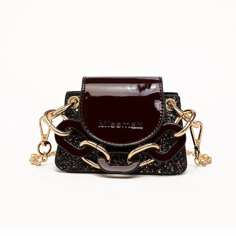 Elegant Female Mini Sequin Tote bag