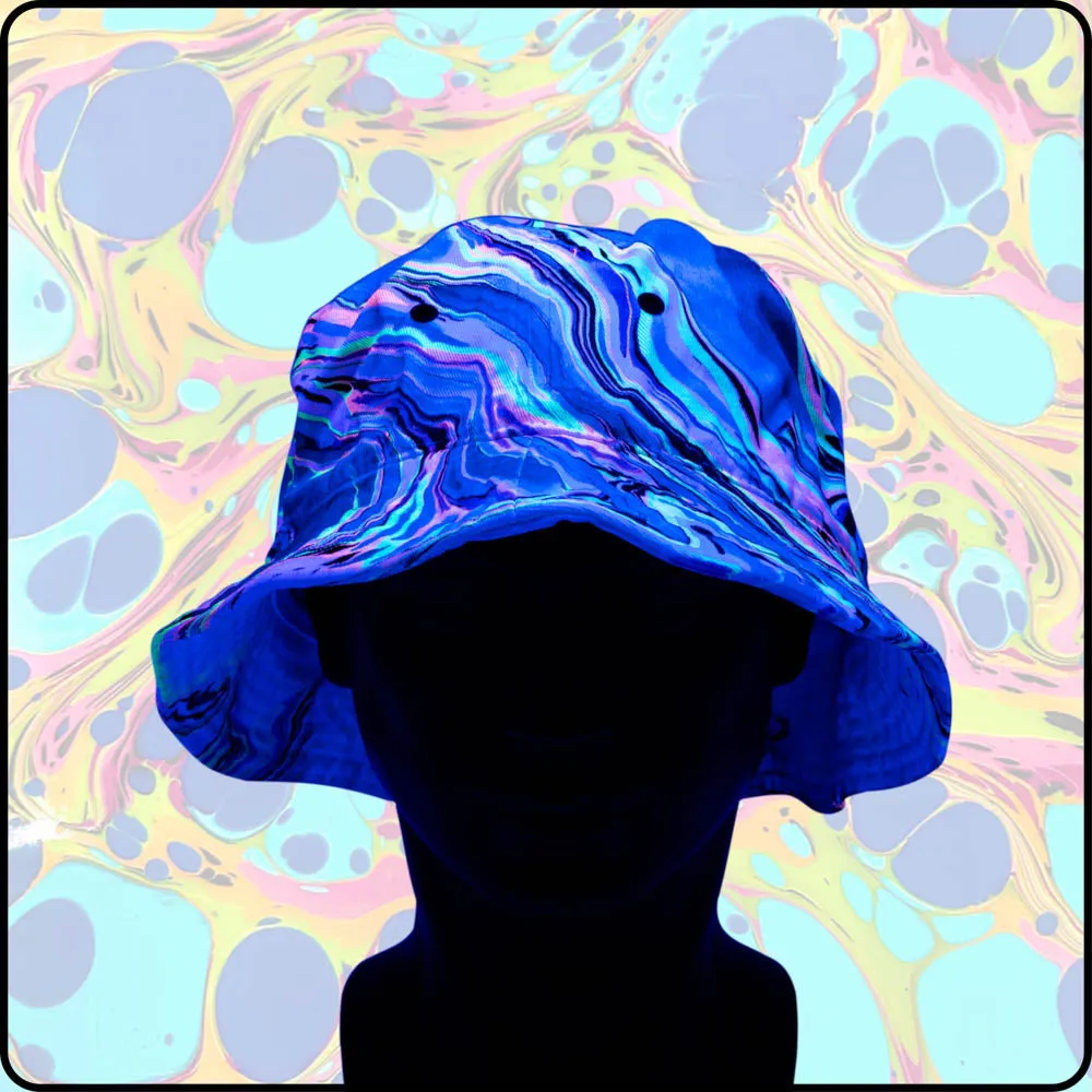 Fire Water UV Hydro-Dipped Bucket Hat