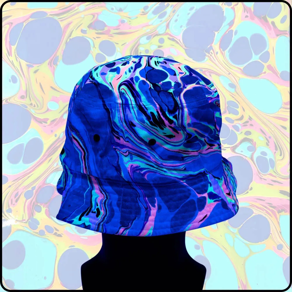 Fire Water UV Hydro-Dipped Bucket Hat
