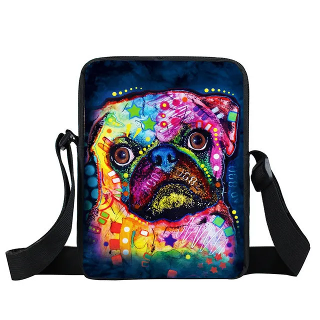 German Shepherd Messenger Bag, Women Handbag, Boys Girls Mini Cross Bags, Kids Gift, Book Bags