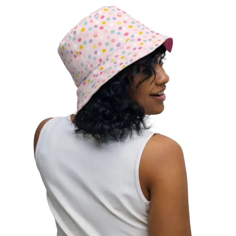 Get Your Sun-Kissed Vibes with This Polka Dot Reversible Bucket Hat