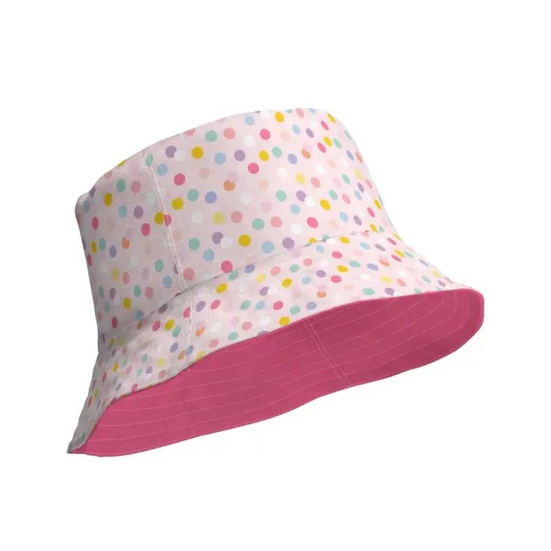 Get Your Sun-Kissed Vibes with This Polka Dot Reversible Bucket Hat