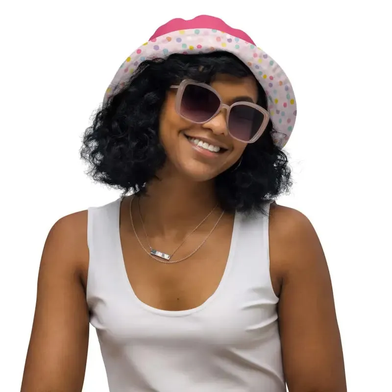 Get Your Sun-Kissed Vibes with This Polka Dot Reversible Bucket Hat