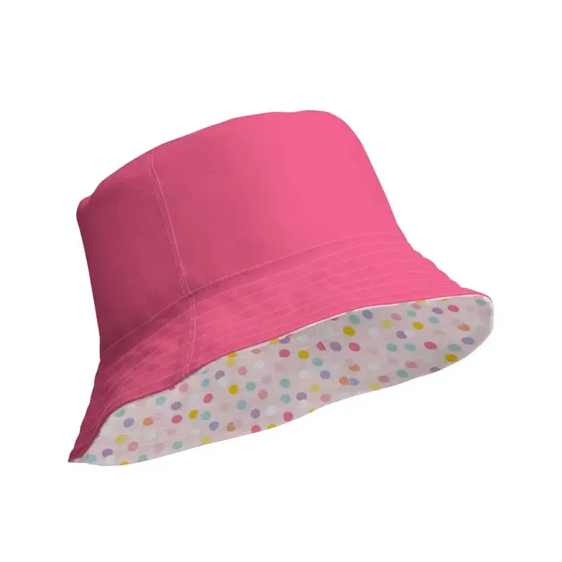 Get Your Sun-Kissed Vibes with This Polka Dot Reversible Bucket Hat