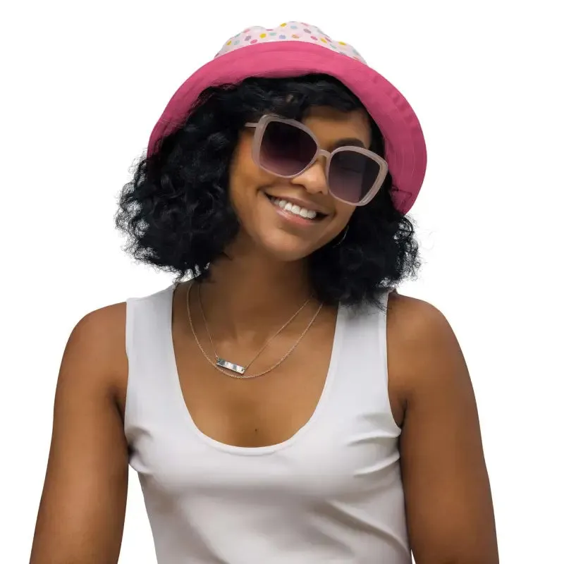 Get Your Sun-Kissed Vibes with This Polka Dot Reversible Bucket Hat