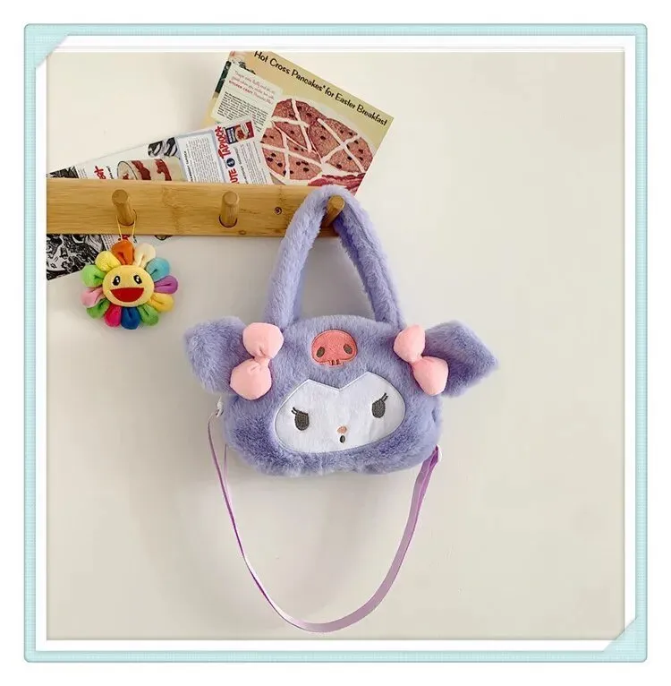 Kawaii Sanrio Plush Crossbody Bag