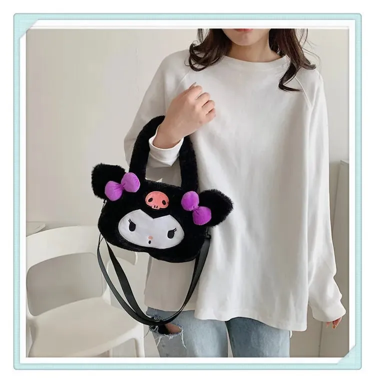 Kawaii Sanrio Plush Crossbody Bag