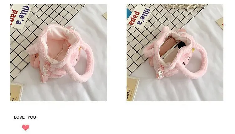Kawaii Sanrio Plush Crossbody Bag