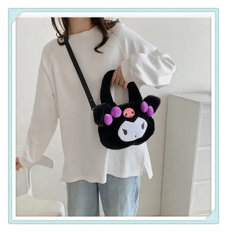 Kawaii Sanrio Plush Crossbody Bag