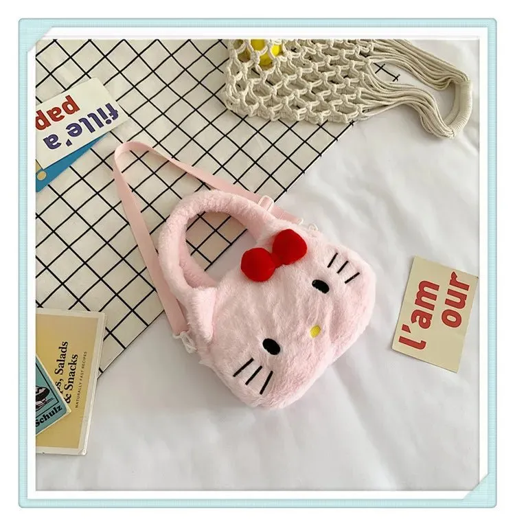 Kawaii Sanrio Plush Crossbody Bag