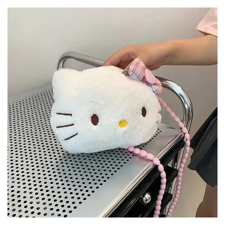 Kawaii Sanrio Plush Crossbody Bag