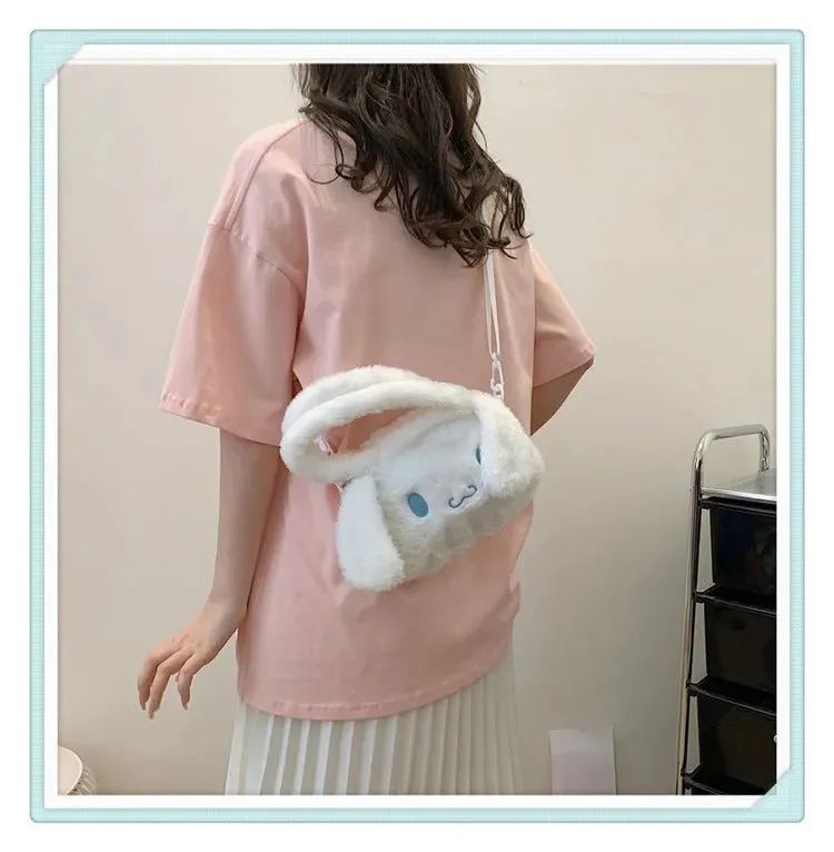 Kawaii Sanrio Plush Crossbody Bag