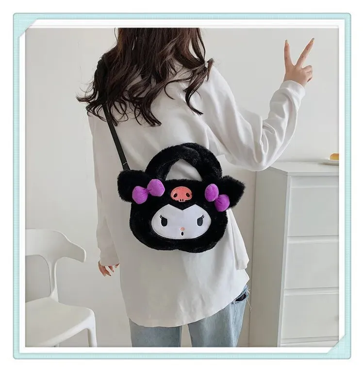 Kawaii Sanrio Plush Crossbody Bag
