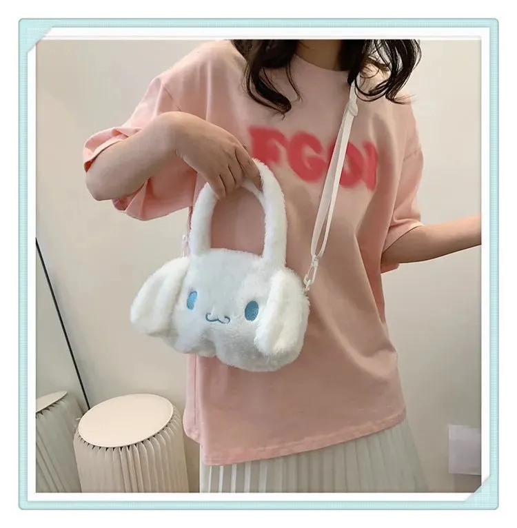 Kawaii Sanrio Plush Crossbody Bag