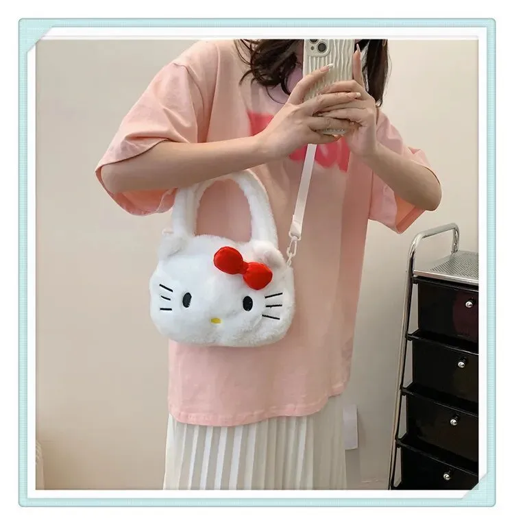 Kawaii Sanrio Plush Crossbody Bag