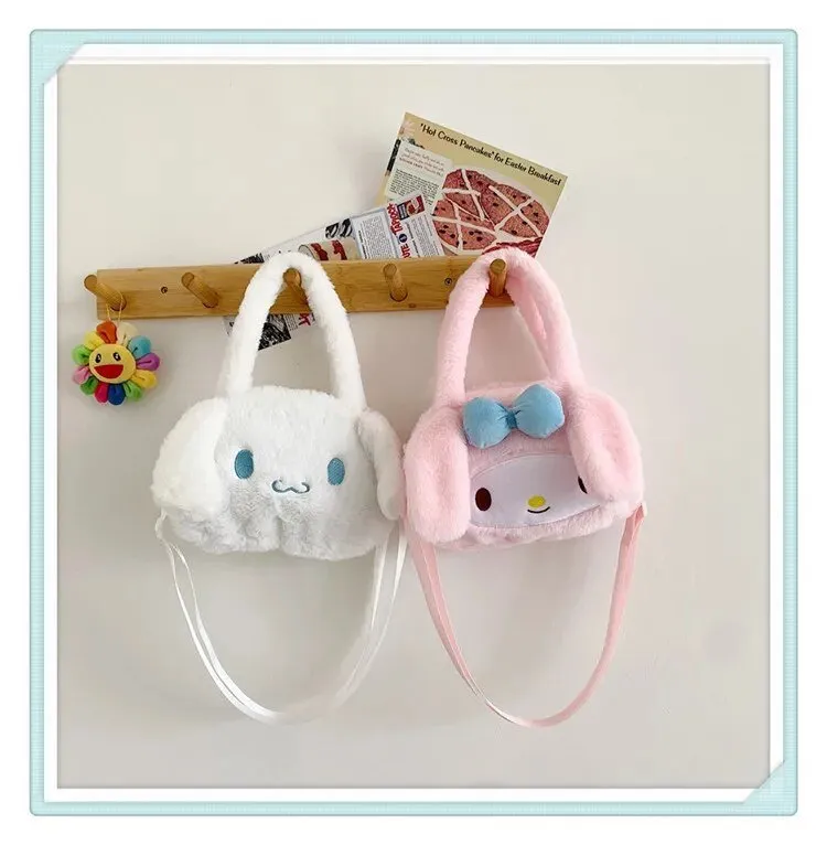 Kawaii Sanrio Plush Crossbody Bag