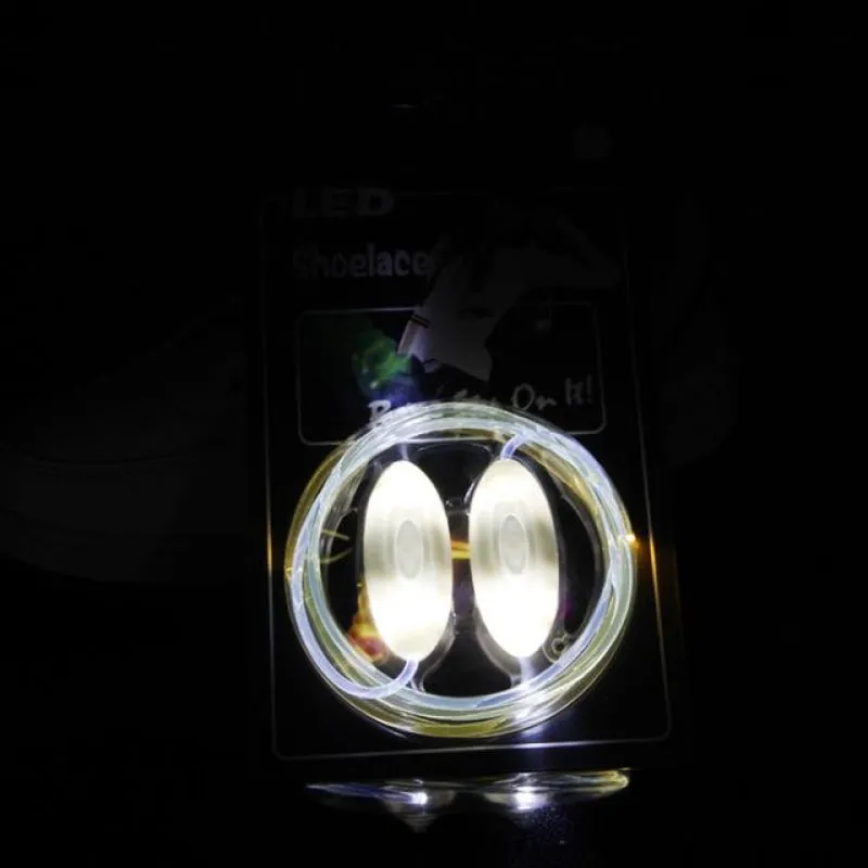 LED Shoelaces glow in the dark