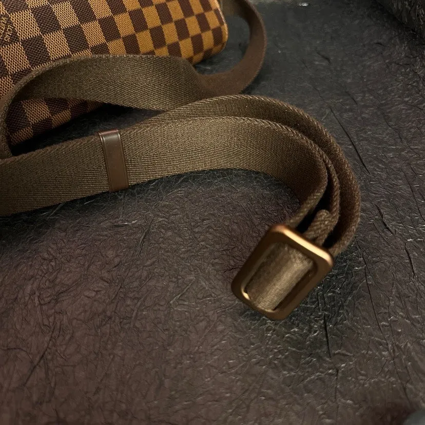 Louis Vuitton Damier Ebene Crossbody Bag Brown Medium