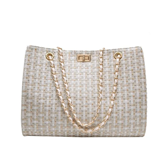 Luxury Designer Chain Women Shoulder Bag High Quality Large Capacity Ladies Crossbody Bags For Women Messenger Bags