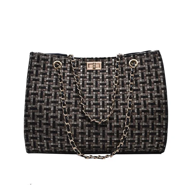 Luxury Designer Chain Women Shoulder Bag High Quality Large Capacity Ladies Crossbody Bags For Women Messenger Bags