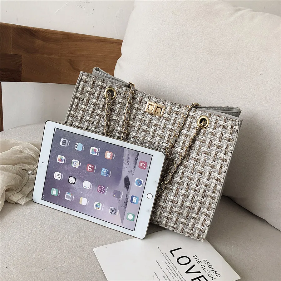 Luxury Designer Chain Women Shoulder Bag High Quality Large Capacity Ladies Crossbody Bags For Women Messenger Bags