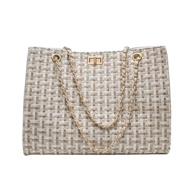 Luxury Designer Chain Women Shoulder Bag High Quality Large Capacity Ladies Crossbody Bags For Women Messenger Bags