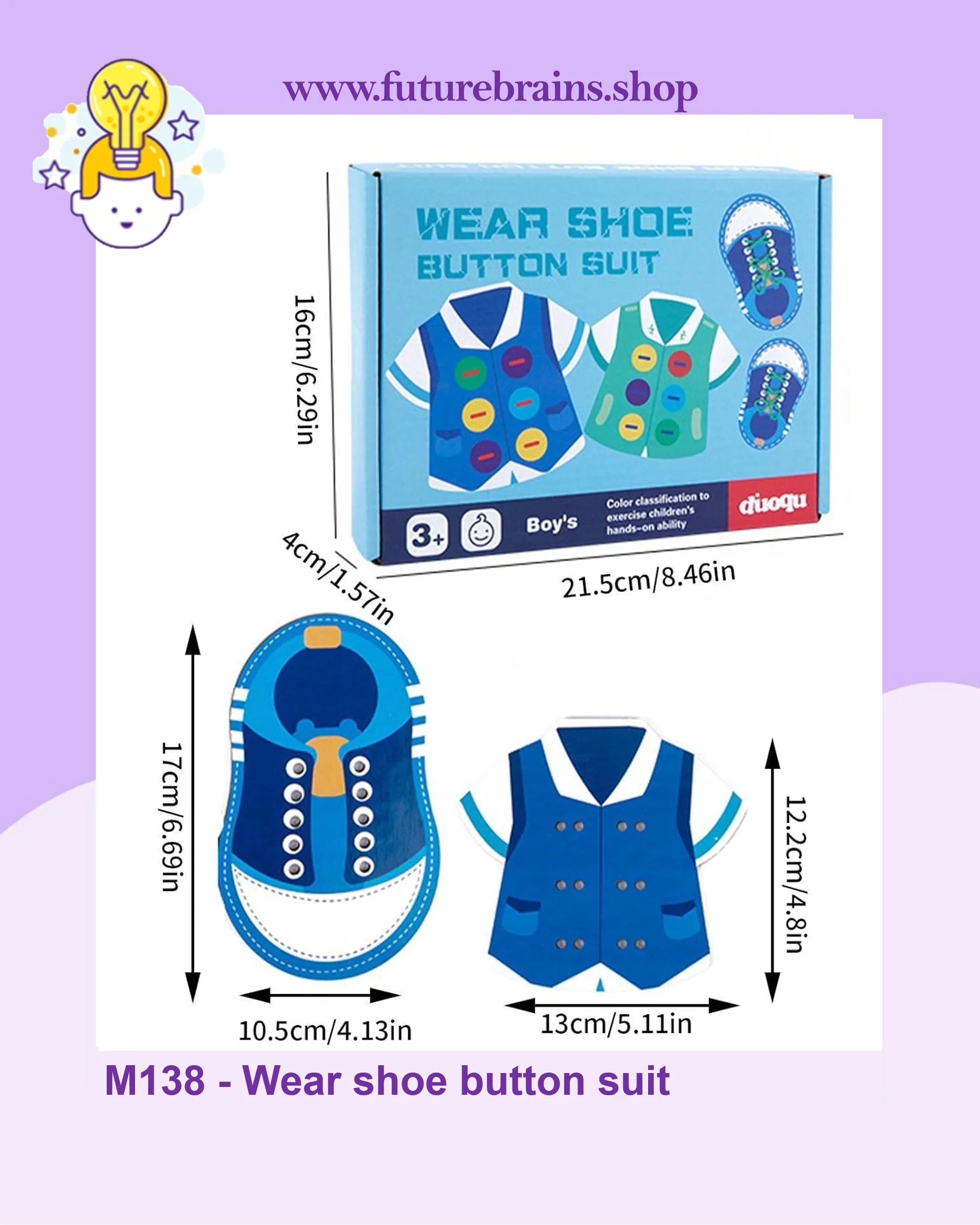 M138 - Wear shoe button suit