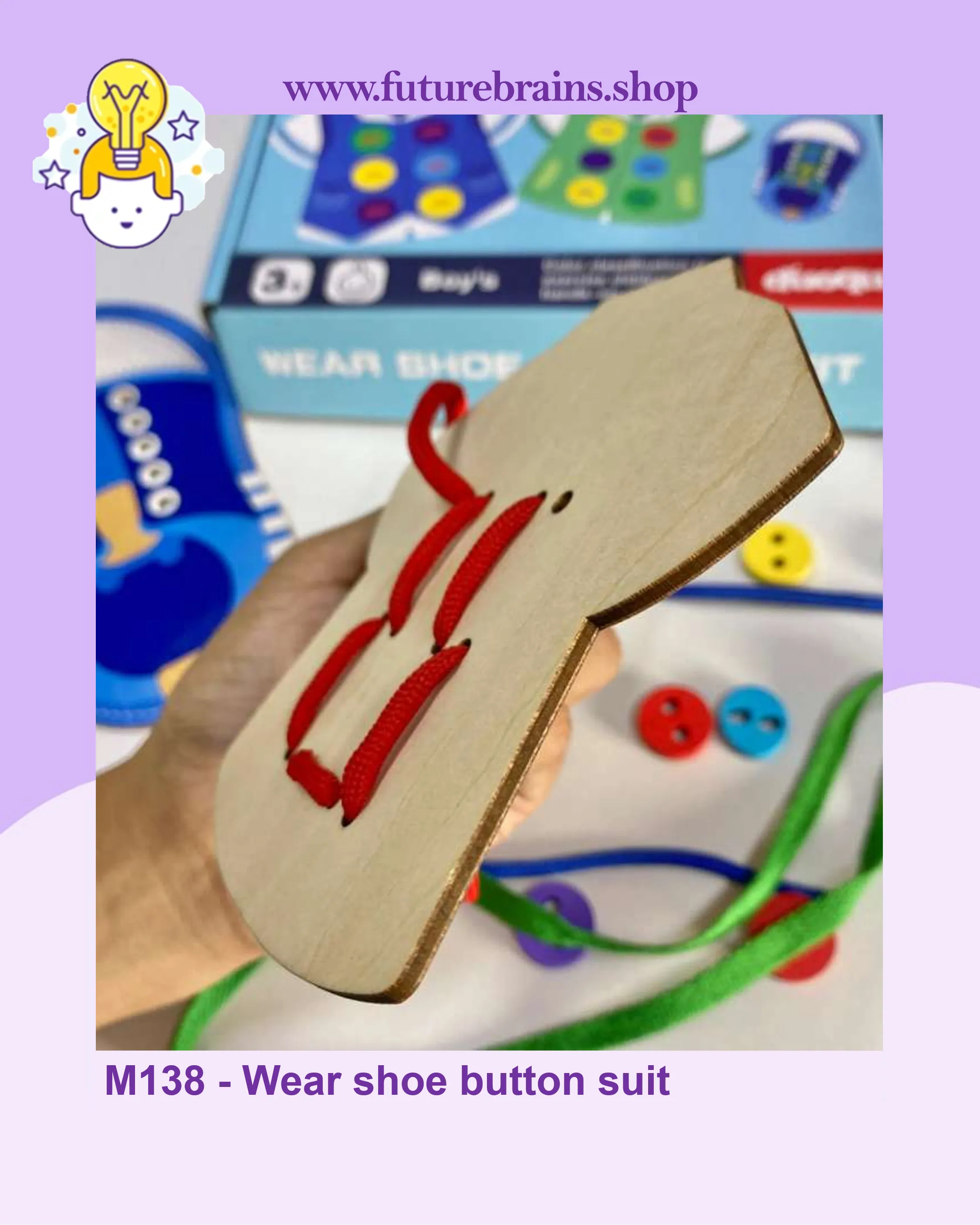 M138 - Wear shoe button suit