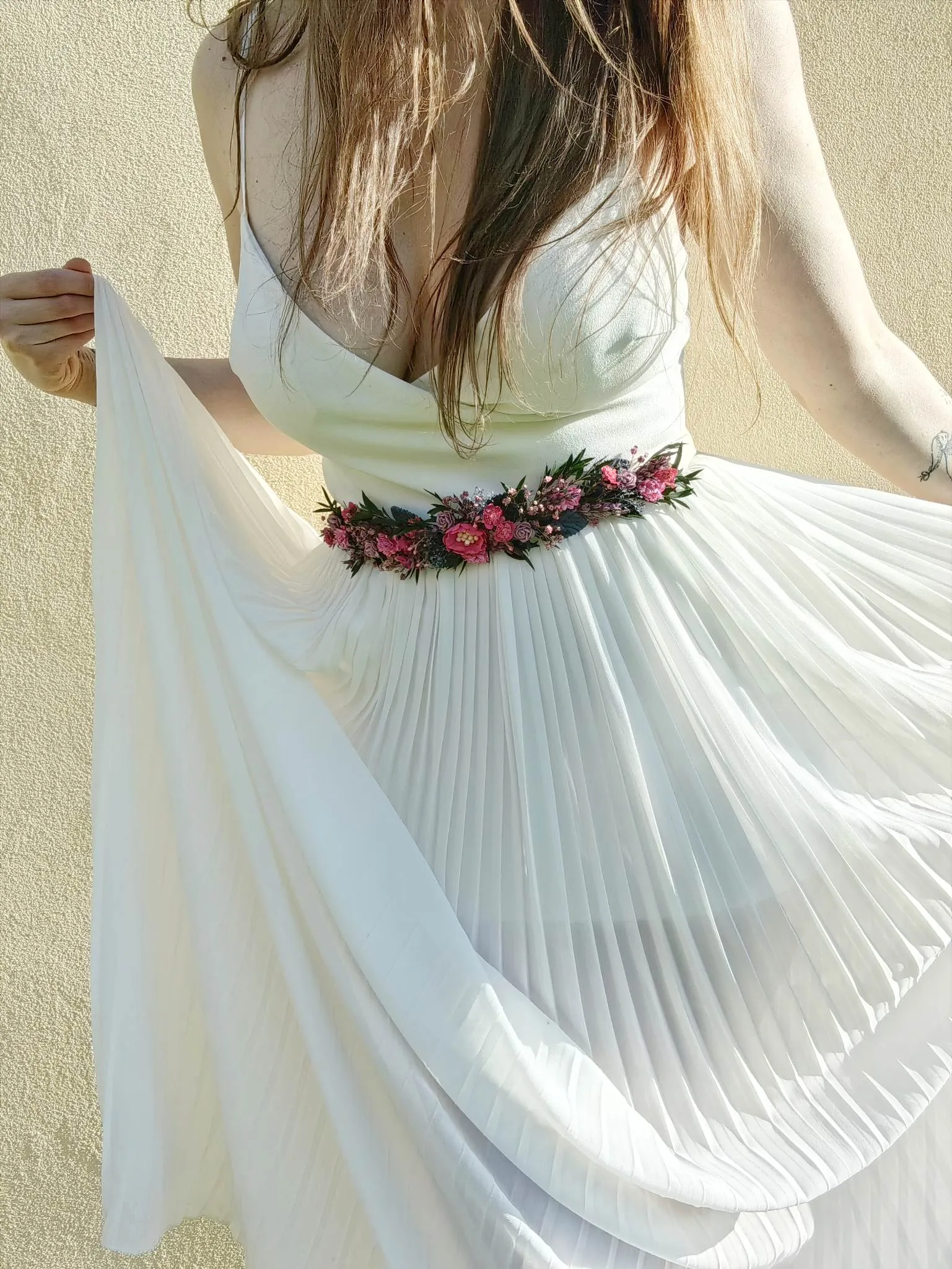 Mom and daughter flower belts