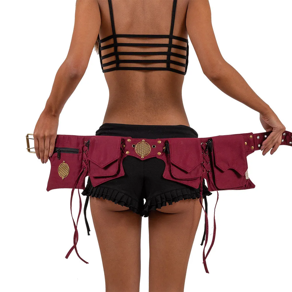 Multi Pocket Belt Plain