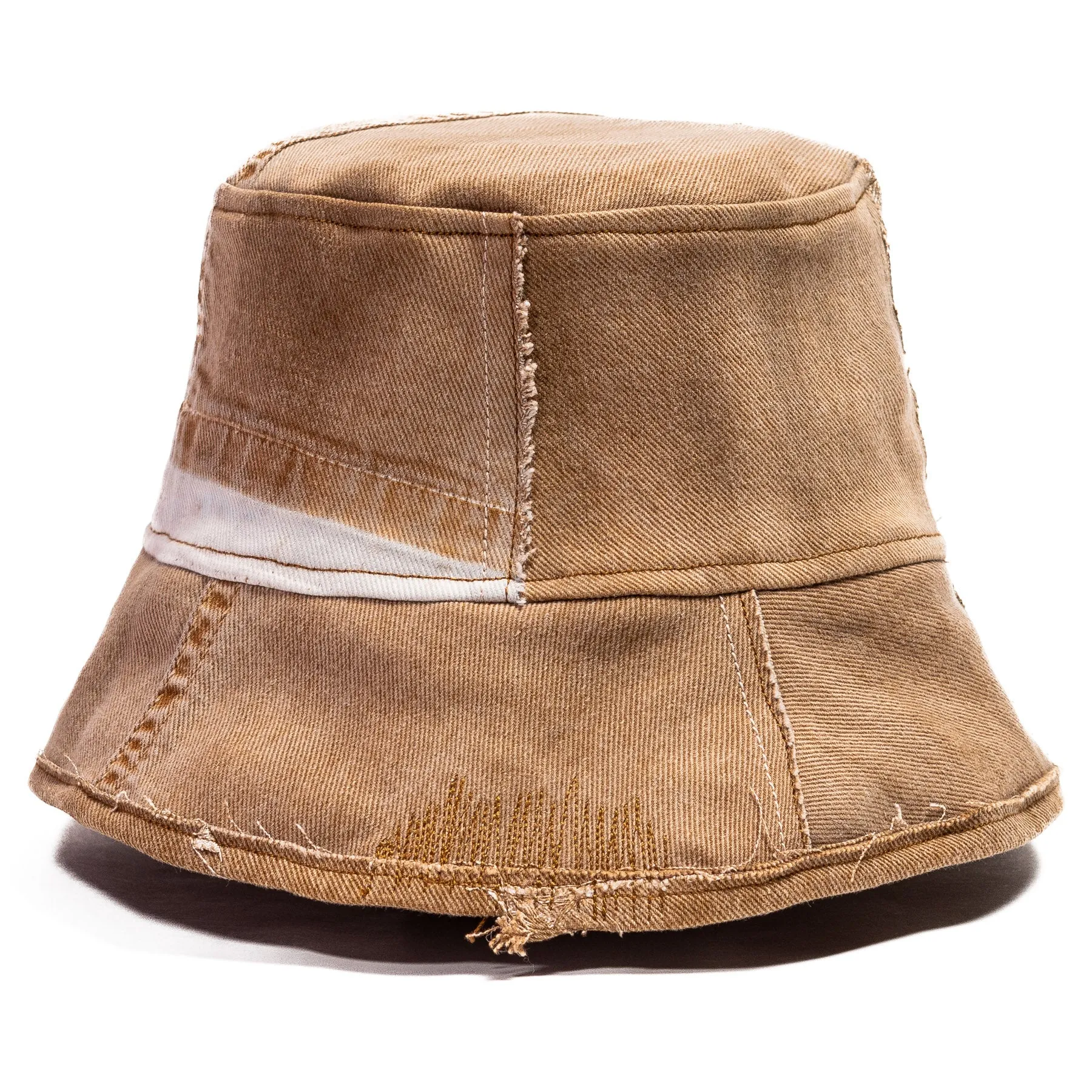 Mursaki Denim Chop Shop Bucket Hat - Tobacco