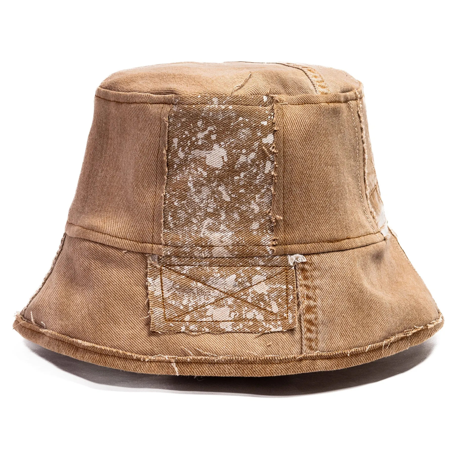 Mursaki Denim Chop Shop Bucket Hat - Tobacco