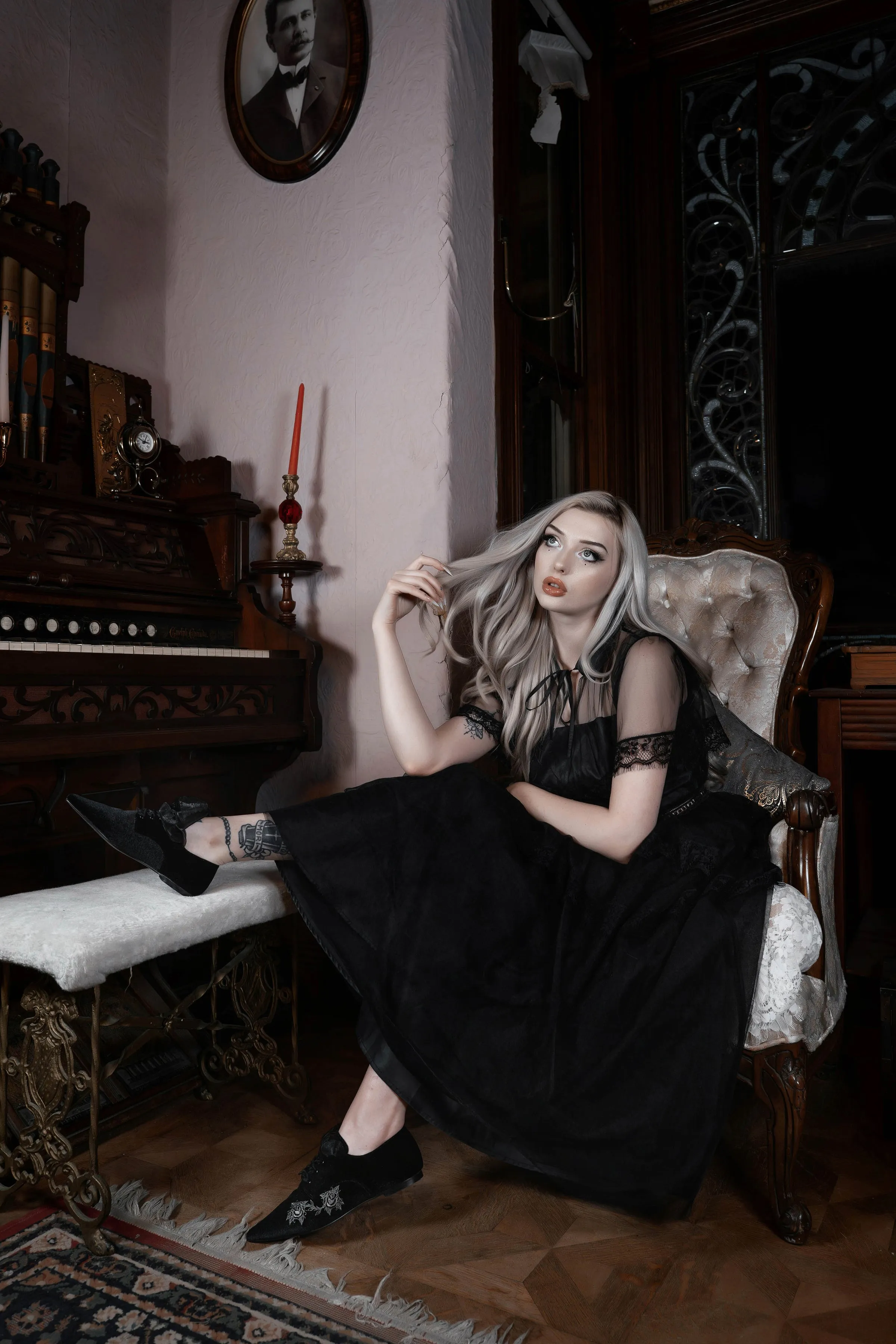 Nightfall Lace-Up Flat