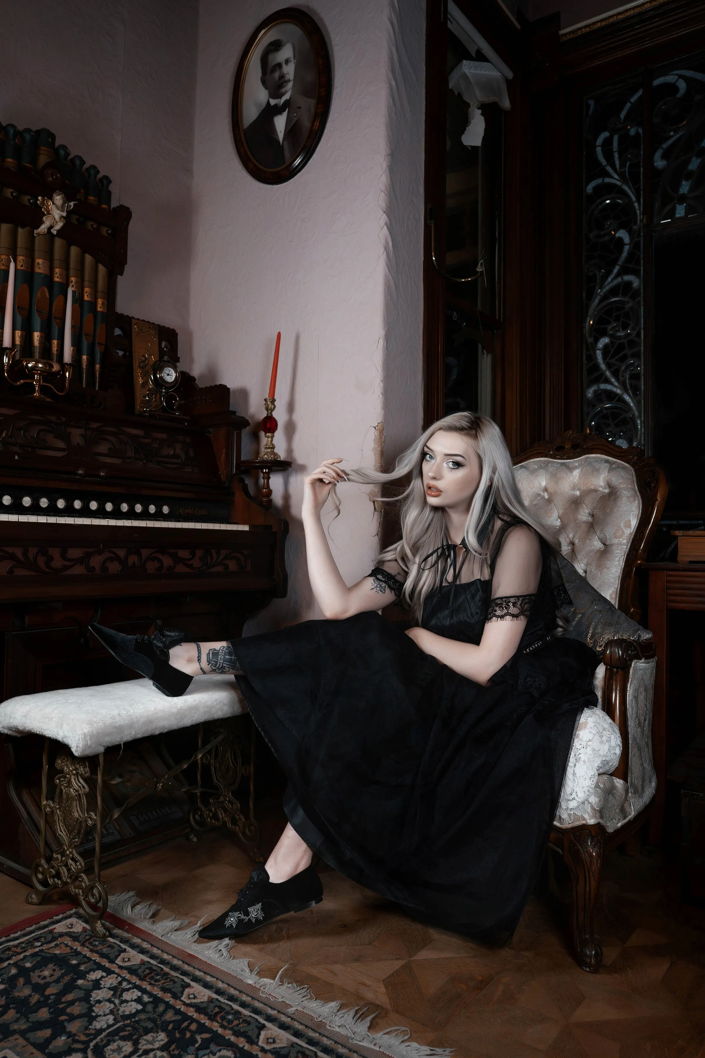 Nightfall Lace-Up Flat