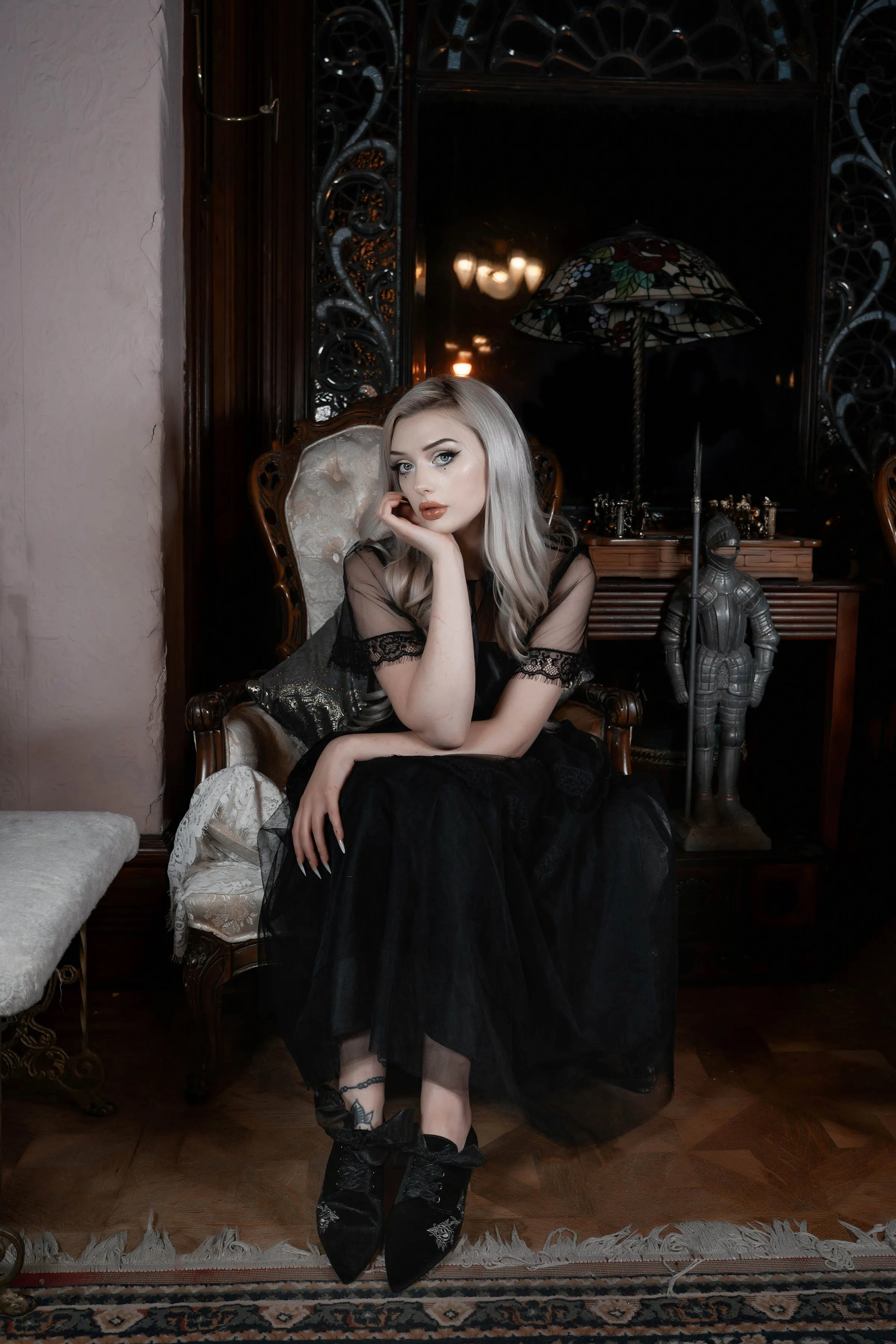 Nightfall Lace-Up Flat