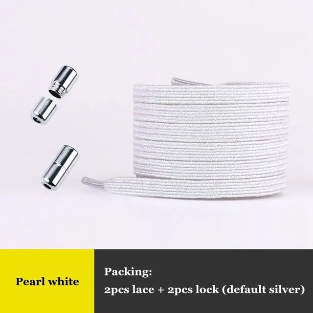 No Tie Shoelace Quick Sneakers Locking Shoe laces