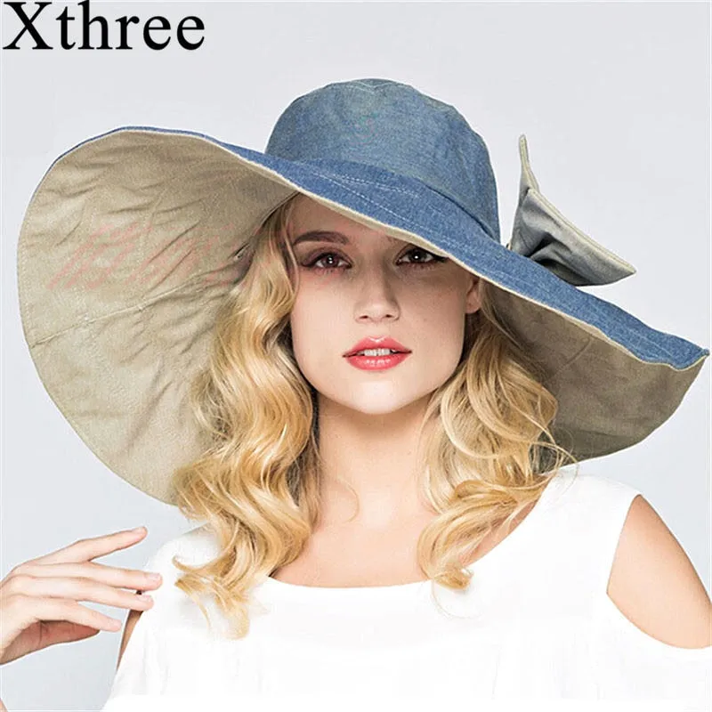 summer hat for women Superlarge brim Beach cap